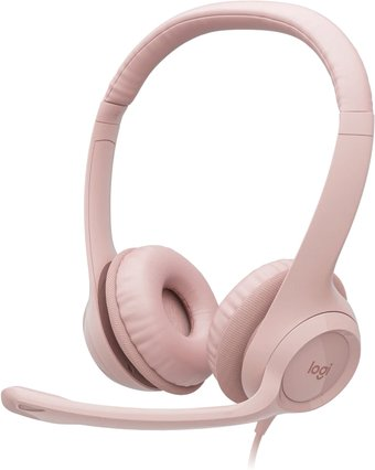 Офисная гарнитура Logitech H390 (розовый) - 1/1