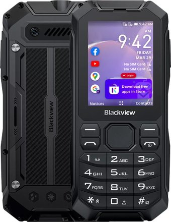 Кнопочный телефон Blackview N1000 (черный) - 1/1