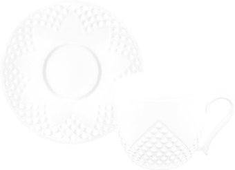 Чашка с блюдцем Elan Gallery Ромбики 540503 - 1/1