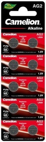 Батарейка Camelion АG2-BP10 Mercury Free 12810 - 1/1