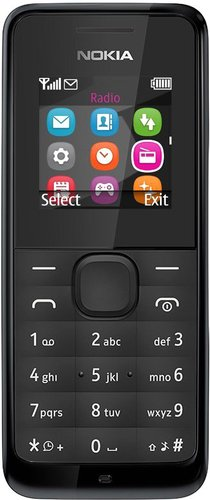 Кнопочный телефон Nokia 105 Classic (черный) - 1/1
