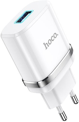 Сетевое зарядное Hoco N1 (белый) - 1/1