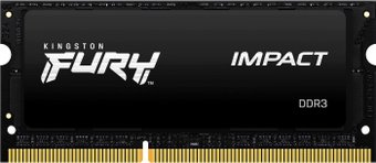 Оперативная память Kingston FURY Impact 8GB DDR3 SODIMM PC3-14900 KF318LS11IB/8 - 1/1