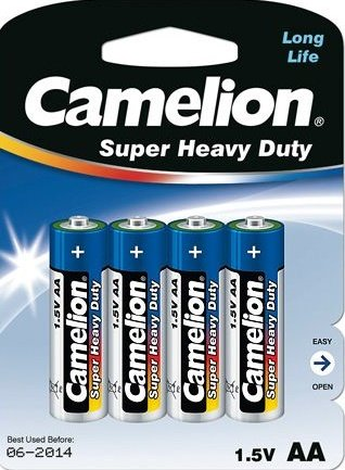 Батарейка Camelion AA 4 шт. [R6P-BP4B] - 1/1