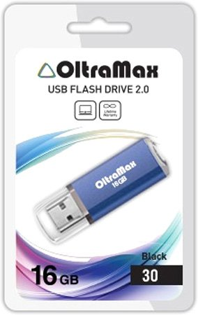 USB Flash OltraMax 30 16GB (синий) [OM016GB30-BL] - 1/1