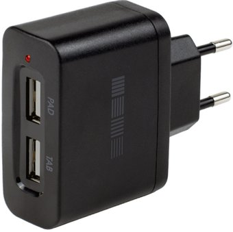 Сетевое зарядное InterStep IS-TC-2USB0002K-000B201 - 1/1
