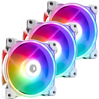 Комплект вентиляторов для корпуса ID-Cooling ZF-12025-ARGB-TRIO-SNOW - 1/1