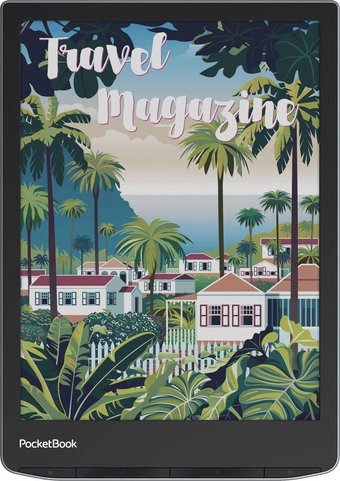 Электронная книга PocketBook 743K3 InkPad Color 3 (черный/серебристый) - 1/1