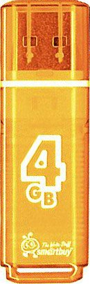 USB Flash SmartBuy 4GB Glossy Orange (SB4GBGS-Or) - 1/1