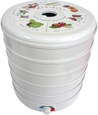 Сушилка для овощей и фруктов Спектр-Прибор Ветерок ЭСОФ-0,5/220 (5 поддонов, белый) - 1/1