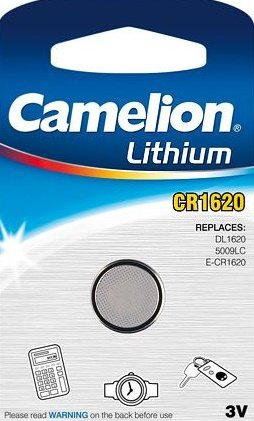 Батарейка Camelion СR1620 [CR1620-BP1B] - 1/1
