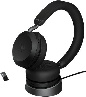 Офисная гарнитура Jabra Evolve2 75 MS Stereo USB-A Desk (черный) - 1/1