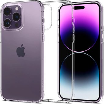 Чехол для телефона Spigen Liquid Crystal iPhone 14 Pro Crystal Clear ACS04953 (прозрачный) - 1/1