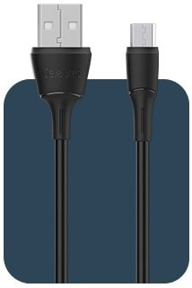 Кабель Celebrat FLY-2 Micro USB (1 м, черный) - 1/1