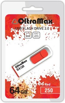 USB Flash OltraMax 250 64GB (красный) [OM-64GB-250-Red] - 1/1