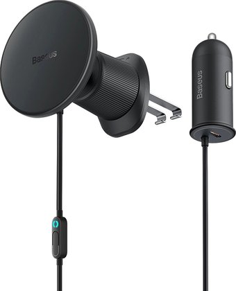 Автомобильное зарядное Baseus CW01 Magnetic Wireless Charging Car Mount 40W Claw Editon C40141000111-00 - 1/1