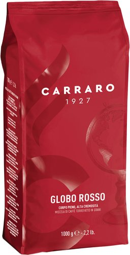 Кофе Carraro Globo Rosso в зернах 1 кг - 1/1