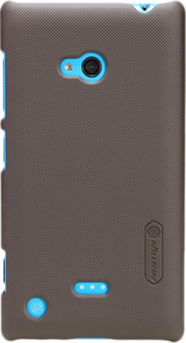 Чехол для телефона Nillkin Nokia Lumia 720 Super Frosted Shield коричневый - 1/1