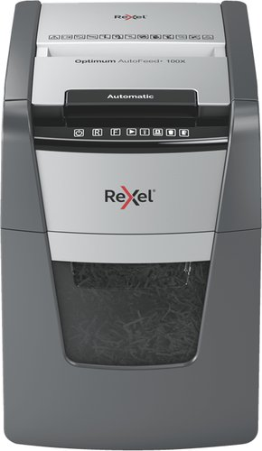Шредер Rexel Optimum AutoFeed+ 100X - 1/1