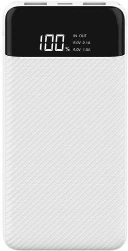 Внешний аккумулятор InterStep PB10DPD (белый) - 1/1