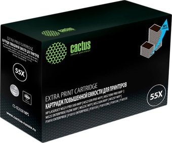 Картридж CACTUS CS-CE255X-MPS (аналог HP CE255X) - 1/1