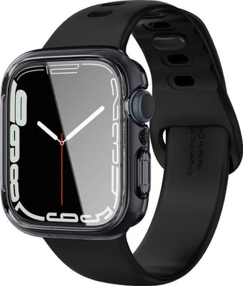 Чехол Spigen Ultra Hybrid для Apple Watch (45 мм) ACS04181 (прозрачный/затемненный) - 1/1
