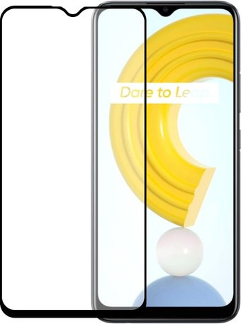 Защитное стекло KST Full glue для Realme C25 (черное) - 1/1