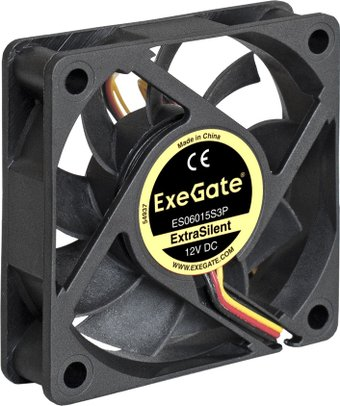 Вентилятор для корпуса ExeGate ExtraSilent ES06015S3P EX283369RUS - 1/1