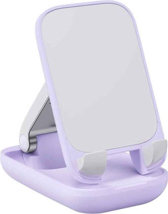 Подставка Baseus Seashell Series Phone Stand (сиреневый) - 1/1