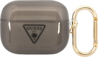 Чехол CG Mobile Guess Translucent Palm Tree для AirPods Pro GUAPLFCTPK (черный) - 1/1