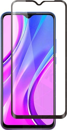Защитное стекло KST Full glue для Xiaomi Redmi 9A/9C (черное) - 1/1