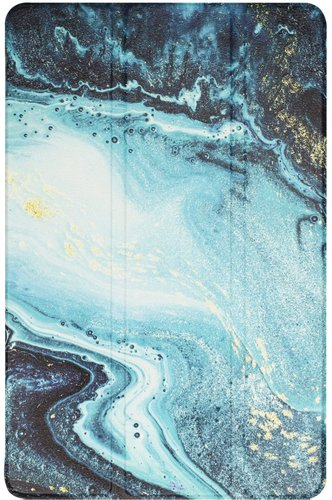 Чехол для планшета JFK Smart Case для Lenovo Tab M10 Plus (Gen 3) TB-125F/TB-128F (морской мрамор) - 1/1