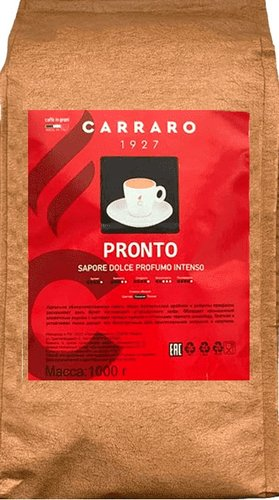 Кофе Carraro Pronto зерновой 1 кг - 1/1