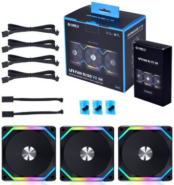 Комплект вентиляторов для корпуса с контроллером Lian Li Uni Fan SL V2 120 G99.12SLV23B.R0 - 1/1