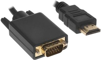 Кабель USBTOP HDMI - VGA (1.8 м, черный) - 1/1