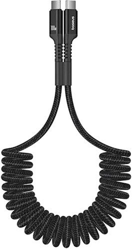 Кабель Baseus Fish-Eye Fast Charging USB Type-C - USB Type-C (1 м, черный) - 1/1