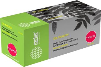 Картридж CACTUS CS-TK5270Y (аналог Kyocera TK-5270Y) - 1/1