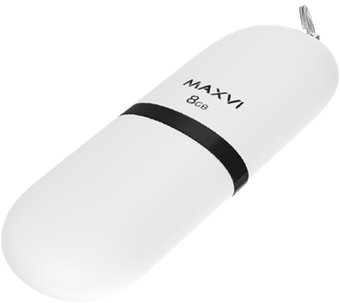 USB Flash Maxvi SF 8GB (белый) - 1/1