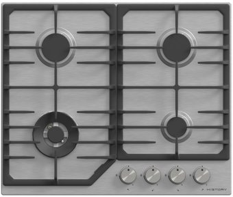 Варочная панель HiSTORY HGE643C FIX Inox - 1/1