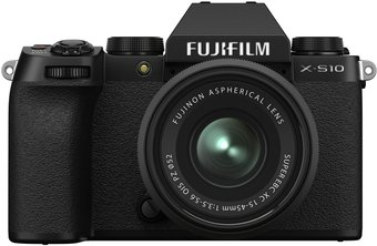 Беззеркальный фотоаппарат Fujifilm X-S10 Kit 15-45mm (черный) - 1/1
