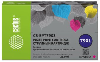 Картридж CACTUS CS-EPT7903 (аналог Epson 79XL) - 1/1