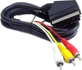 Кабель Goldmaster 3RCA - Scart - 1/1