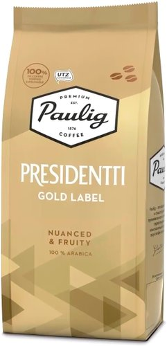 Кофе Paulig Presidentti Gold Label зерновой 1 кг - 1/1