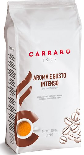 Кофе Carraro Aroma e Gusto Intenso зерновой 1 кг - 1/1
