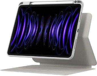 Чехол для планшета Baseus Minimalist Series Magnetic Protective Case/Stand для Apple iPad 10.2 (светло-серый) - 1/1