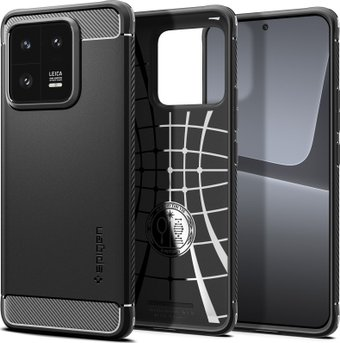Чехол для телефона Spigen Rugged Armor для Xiaomi 13 Pro ACS05325 (черный) - 1/1