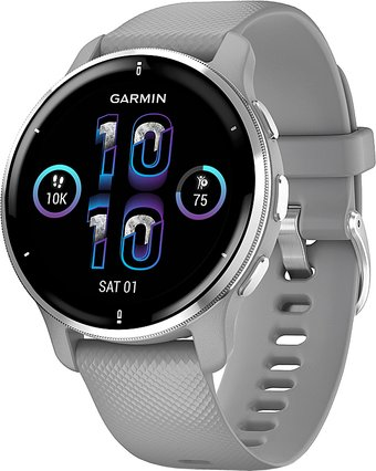 Умные часы Garmin Venu 2 Plus (серебристый/серый) - 1/1