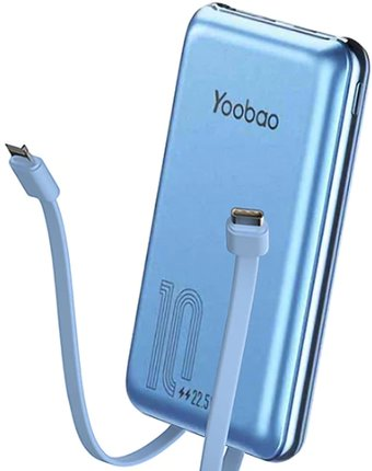 Внешний аккумулятор Yoobao LC3 10000mAh (синий) - 1/1