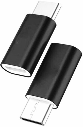 Адаптер Atom USB Type-C 3.1 - USB B Micro (черный) - 1/1