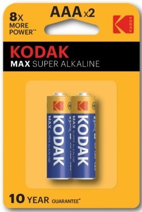Батарейка Kodak Max K3A-2 LR03 BL-2 30952874 2 шт - 1/1